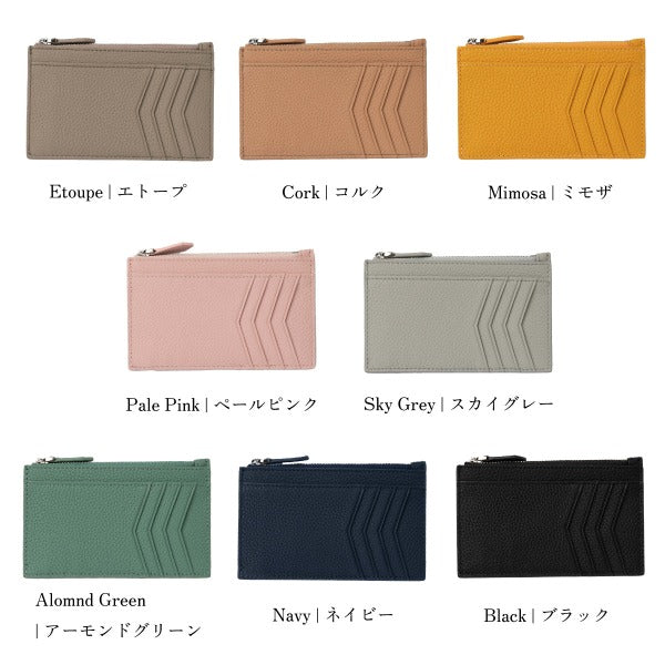 財布 フラグメントケース 本革 薄型 enokio カラーバリエーション