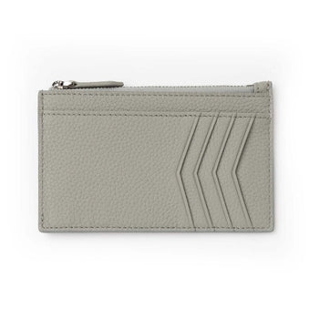 財布 フラグメントケース 本革 薄型 enokio スカイグレー