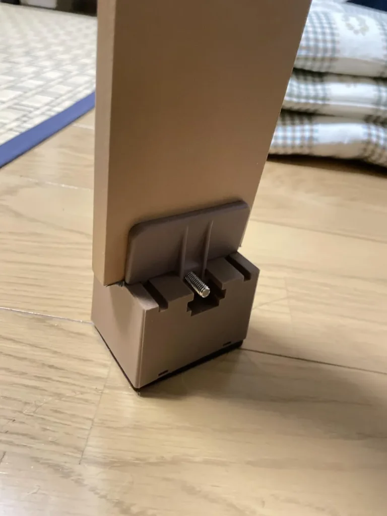 100均で買える家具高さ調整グッズ実物レビュー