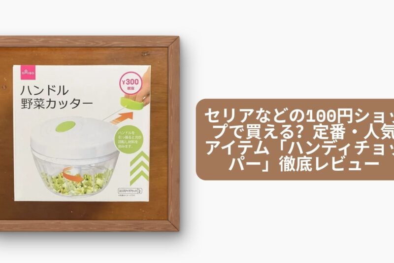 100均 ハンディチョッパー