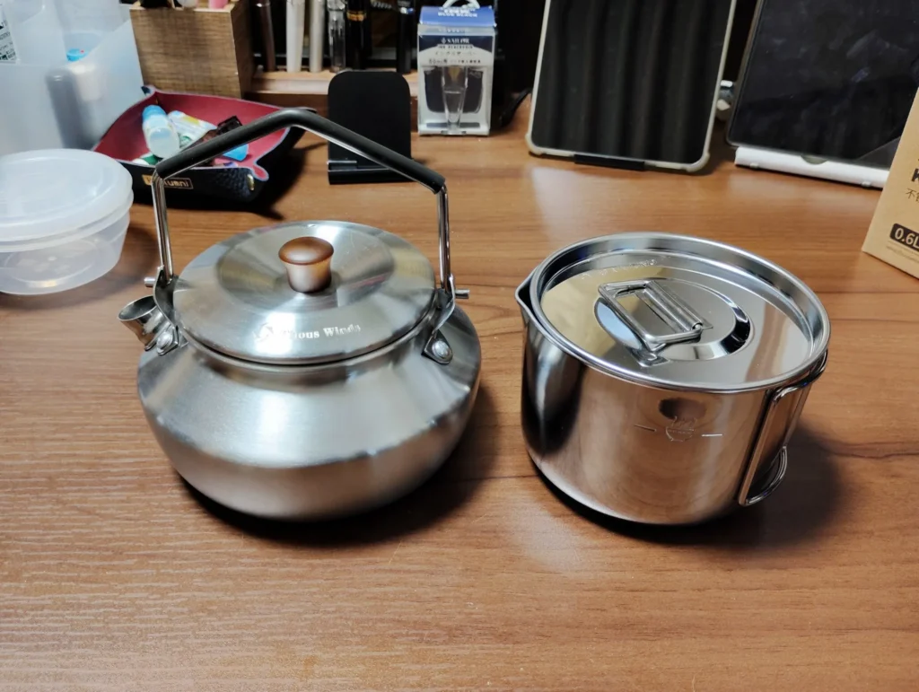 店舗別・キャンプやかん比較表