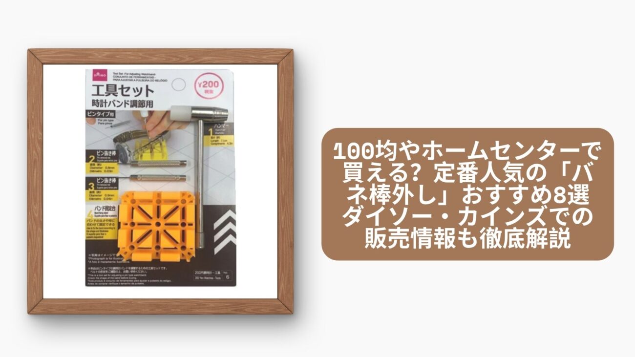 100均 バネ棒外し