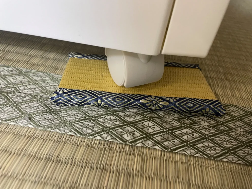畳が凹む原因と凹み防止が必要な理由