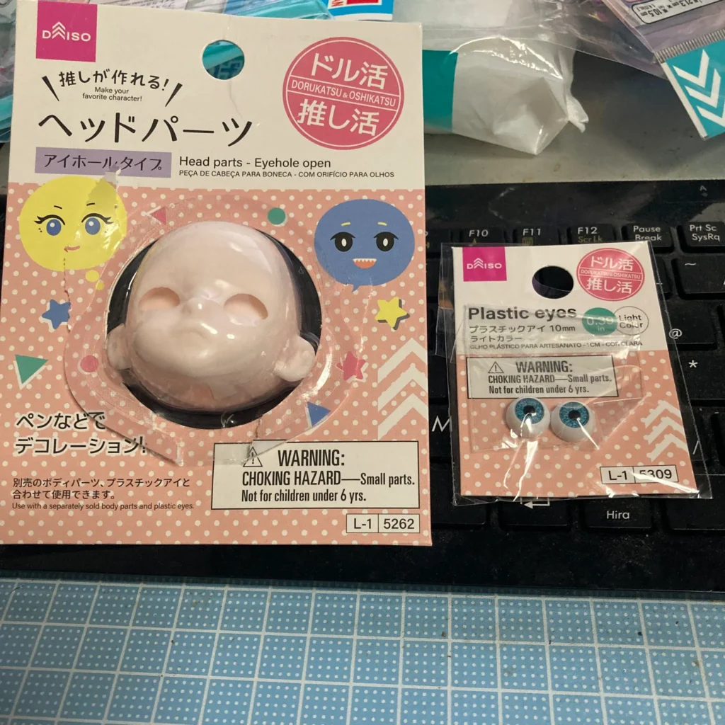 セリアで目玉パーツは売っていますか?