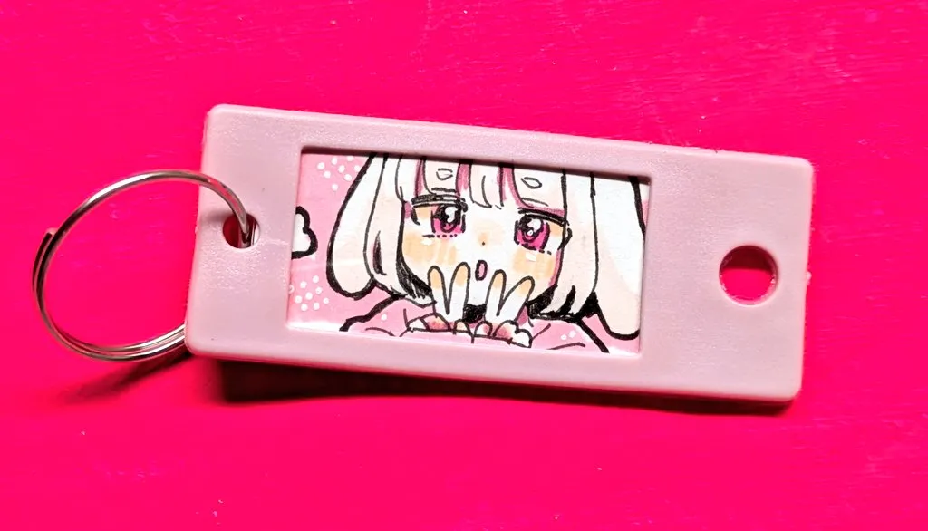 100均のネームキーホルダーはランドセルに取り付けられますか？