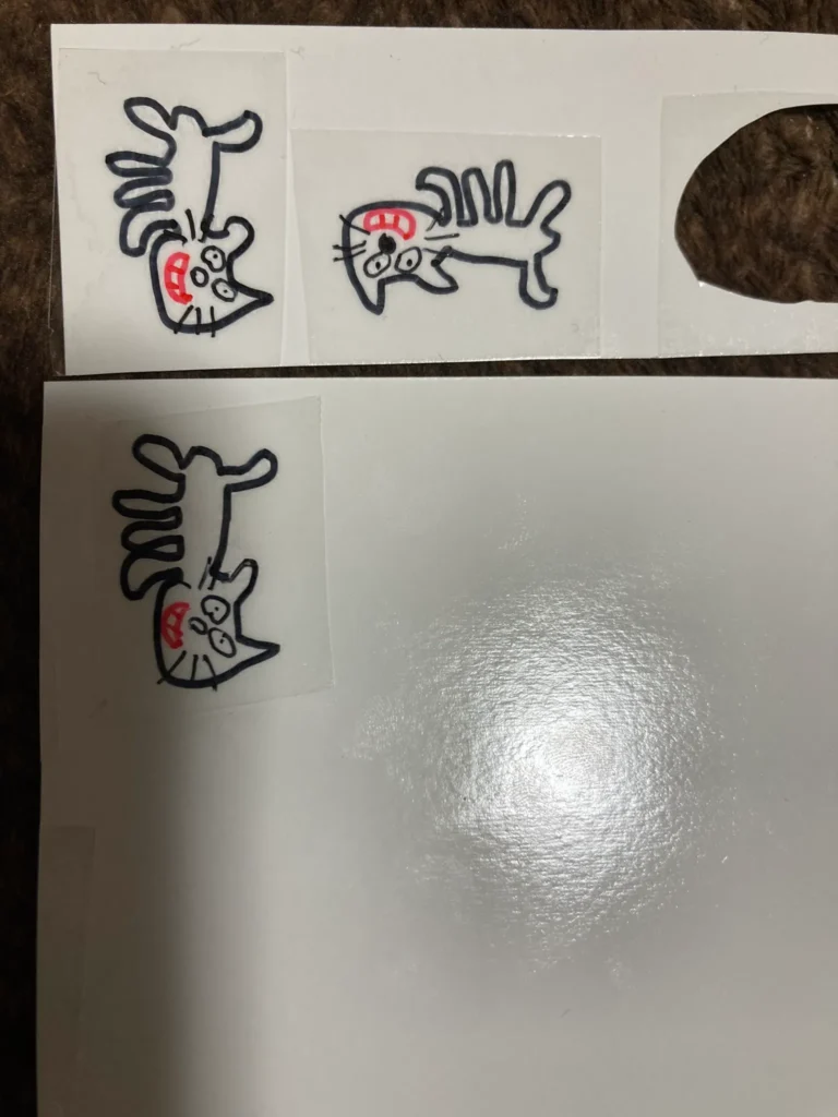 百均タトゥーシールの貼り方